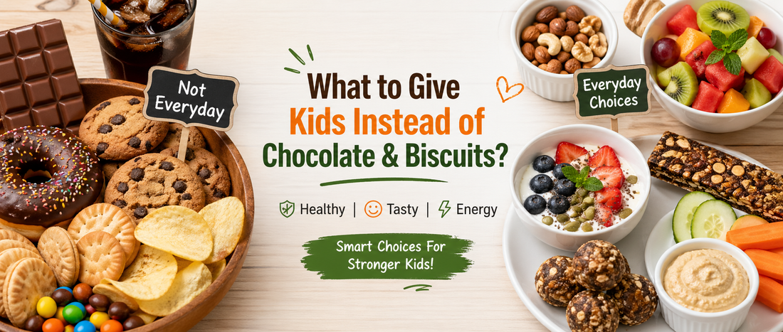 What to Give Kids Instead of Chocolate & Biscuits?