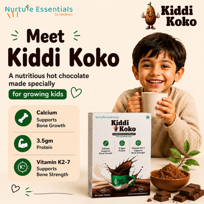 Kiddi Koko - Nutritious Hot Chocolate for Growing Kids (4+ Years)