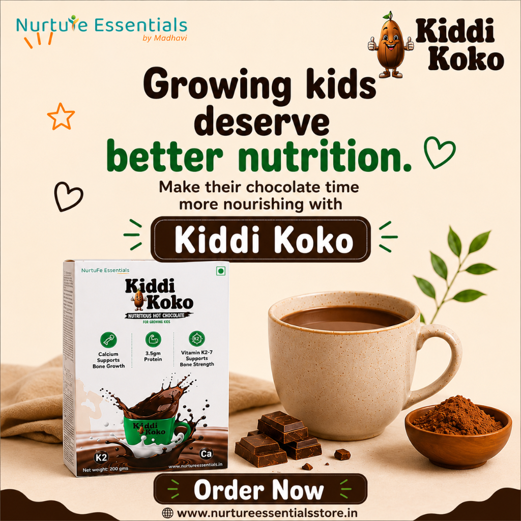 Kiddi Koko - Nutritious Hot Chocolate for Growing Kids (4+ Years)