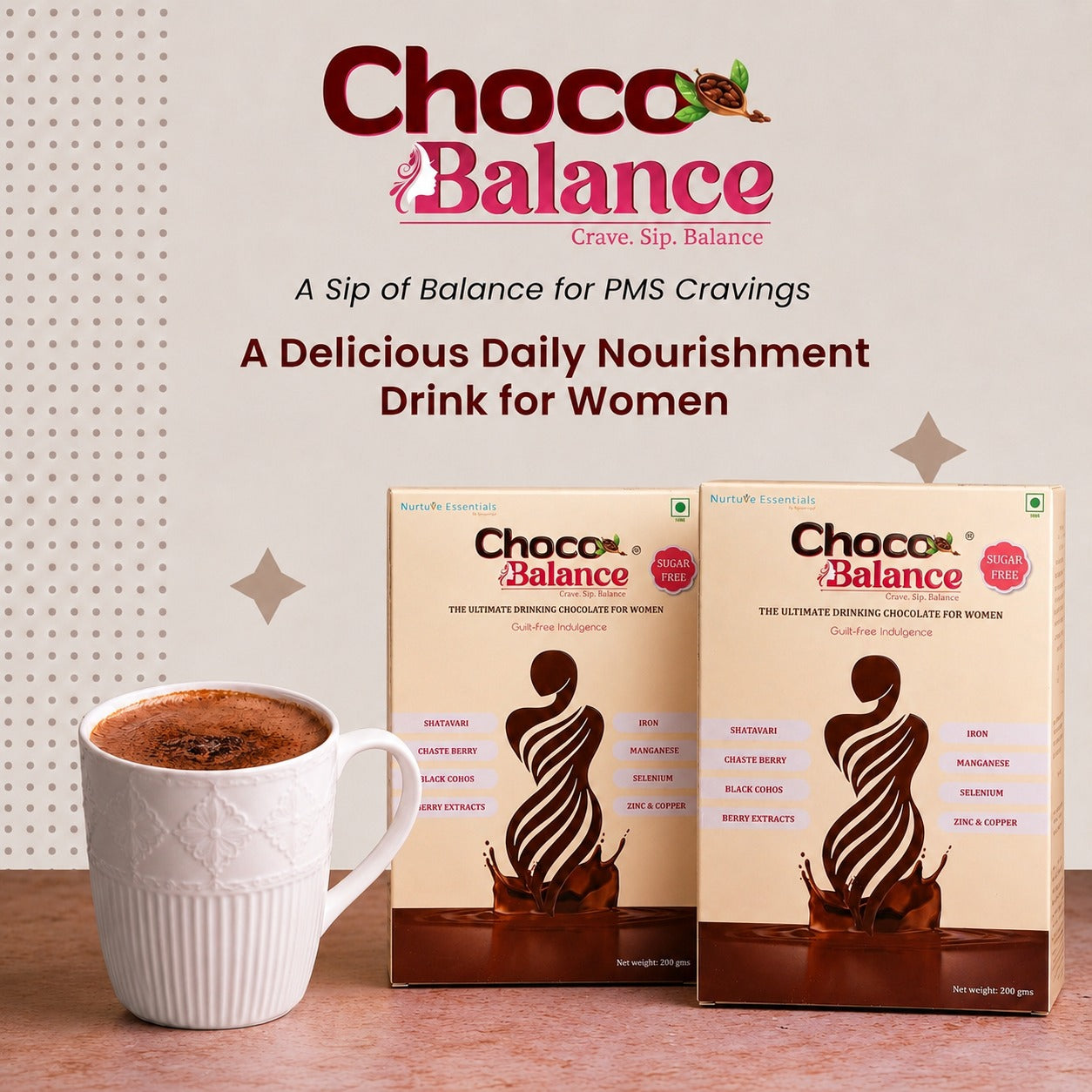 Choco Balance | Healthy Chocolate Drink for Women