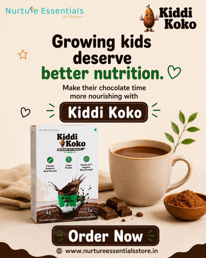 Kiddi Koko - Nutritious Hot Chocolate for Growing Kids (4+ Years)