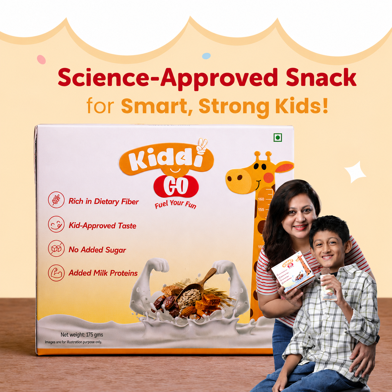 Kiddi Go | Energy Bar for Growing Kids